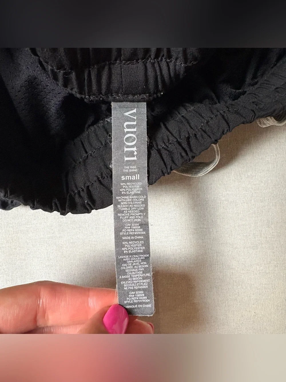 Vuori Clementine shorts Black Camo VW304 Size Small